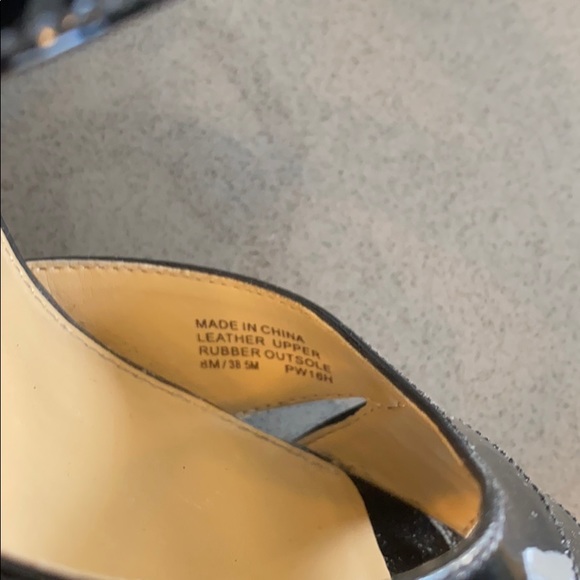 Michael Michael Kors Black Patent Wedges, Size 8 - Picture 10 of 11